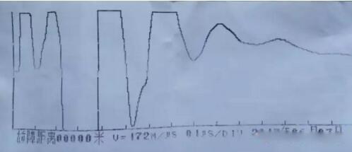 冲闪法测试低压动力电缆故障测试波形