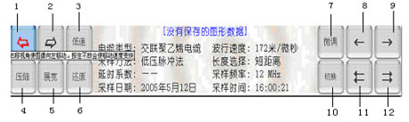 电缆故障测试仪波形、游标操作按键